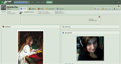 Desktop Screenshot of ophelia-poe.deviantart.com
