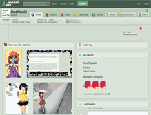 Tablet Screenshot of mochinoki.deviantart.com