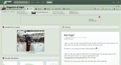 Desktop Screenshot of dragoness-of-night.deviantart.com