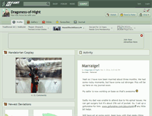 Tablet Screenshot of dragoness-of-night.deviantart.com
