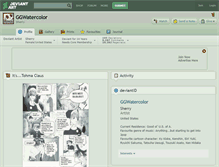 Tablet Screenshot of ggwatercolor.deviantart.com