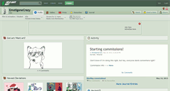 Desktop Screenshot of emotigonecrazy.deviantart.com