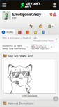 Mobile Screenshot of emotigonecrazy.deviantart.com