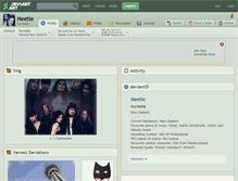 Tablet Screenshot of neetie.deviantart.com