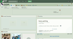 Desktop Screenshot of cxx-hyde.deviantart.com