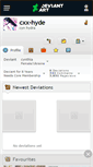 Mobile Screenshot of cxx-hyde.deviantart.com