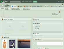 Tablet Screenshot of eskabar.deviantart.com