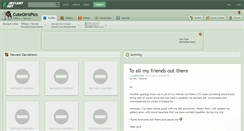 Desktop Screenshot of cutegirlspics.deviantart.com