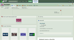 Desktop Screenshot of doucheplz.deviantart.com