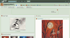 Desktop Screenshot of gargoylegoddess21.deviantart.com