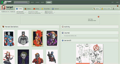 Desktop Screenshot of bangali.deviantart.com