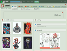 Tablet Screenshot of bangali.deviantart.com
