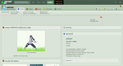 Desktop Screenshot of eekster.deviantart.com