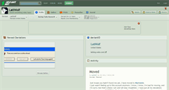 Desktop Screenshot of latiwolf.deviantart.com