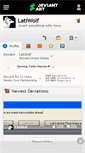 Mobile Screenshot of latiwolf.deviantart.com