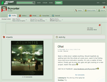 Tablet Screenshot of firywynter.deviantart.com