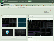Tablet Screenshot of foxghent.deviantart.com