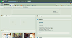 Desktop Screenshot of kayakku.deviantart.com