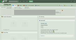 Desktop Screenshot of christy-lee.deviantart.com