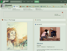Tablet Screenshot of okhulood.deviantart.com