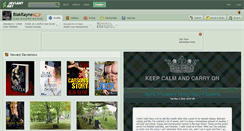 Desktop Screenshot of blakrayne.deviantart.com