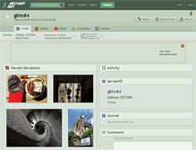 Tablet Screenshot of gkhn84.deviantart.com