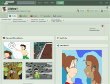 Tablet Screenshot of lilahna1.deviantart.com