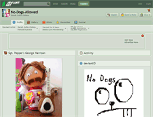 Tablet Screenshot of no-dogs-allowed.deviantart.com