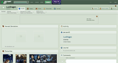 Desktop Screenshot of luxdragon.deviantart.com