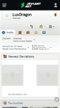 Mobile Screenshot of luxdragon.deviantart.com