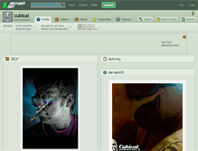 Tablet Screenshot of cubical.deviantart.com