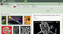 Desktop Screenshot of crazywulf.deviantart.com