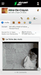 Mobile Screenshot of mine-de-crayon.deviantart.com