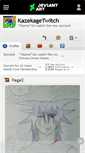 Mobile Screenshot of kazekagetwitch.deviantart.com