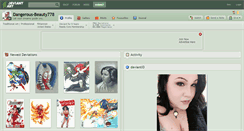 Desktop Screenshot of dangerous-beauty778.deviantart.com