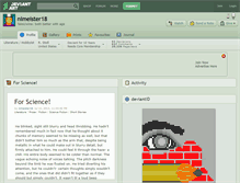 Tablet Screenshot of nimeister18.deviantart.com