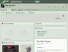 Tablet Screenshot of deth-and-synn.deviantart.com
