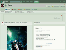 Tablet Screenshot of kiri-theme.deviantart.com