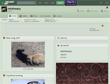 Tablet Screenshot of minimeany.deviantart.com