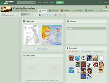 Tablet Screenshot of christiandeviants.deviantart.com