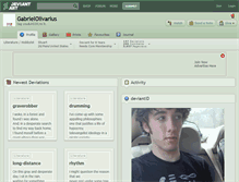 Tablet Screenshot of gabrielolivarius.deviantart.com