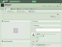 Tablet Screenshot of jeffheaton.deviantart.com