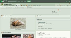 Desktop Screenshot of creepycrawlies.deviantart.com