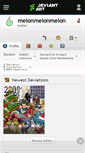 Mobile Screenshot of melonmelonmelon.deviantart.com