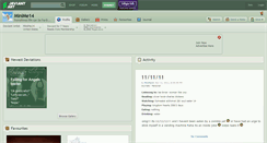Desktop Screenshot of minime14.deviantart.com