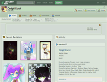 Tablet Screenshot of onigiricuroi.deviantart.com