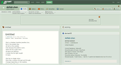 Desktop Screenshot of delilah-shen.deviantart.com