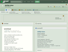 Tablet Screenshot of delilah-shen.deviantart.com