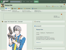 Tablet Screenshot of karaya-san.deviantart.com
