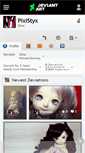 Mobile Screenshot of pixistyx.deviantart.com